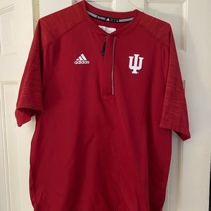Indiana Univ shirtsleeve quarter zip